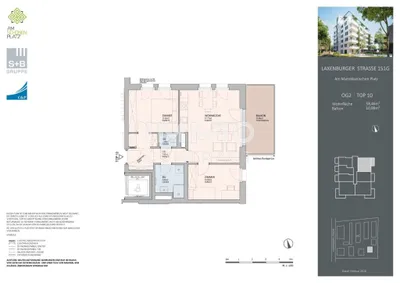 3-Zimmer-Wohnung kaufen in Wien – 58,46 m², € 513.000 – Bild 13 von 13