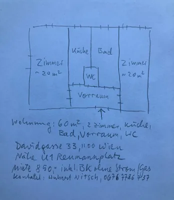 2-Zimmer-Wohnung mieten in Wien – 60 m², € 850 – Bild 9 von 10
