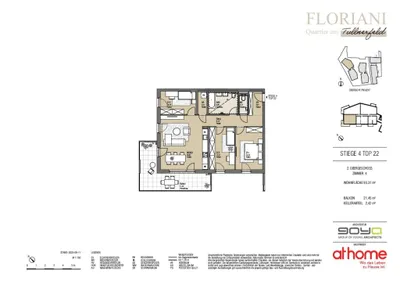 4-Zimmer-Wohnung kaufen in Tulln – 93,31 m², € 447.000 – Bild 30 von 30