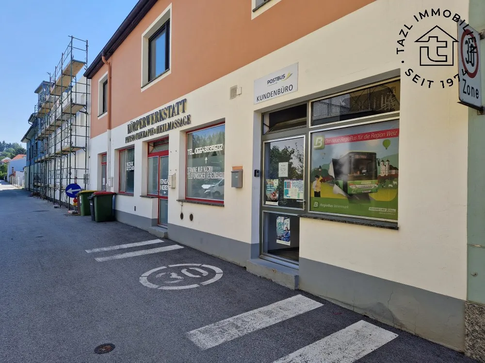 Weiz, kleines Geschäftslokal oder Büro 12,60 m² in zentraler Lage! - Ansicht 2