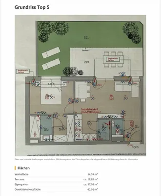 2-Zimmer-Wohnung mieten in Wien – 55 m², € 1.209 – Bild 2 von 3