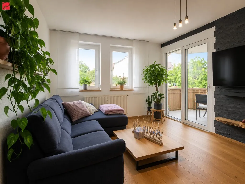 Modernisiert mit Balkon und Tiefgarage in ruhiger Grünlage - Ansicht 3