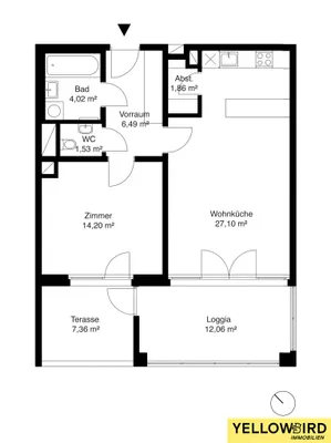 2-Zimmer-Wohnung mieten in Wien – 55,02 m², € 1.800 – Bild 25 von 25
