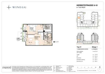 2-Zimmer-Wohnung kaufen in Wien – 40,94 m², € 258.800 – Bild 13 von 13