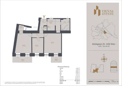 3-Zimmer-Wohnung kaufen in Wien – 71,74 m², € 349.000 – Bild 12 von 12
