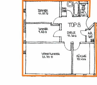 3-Zimmer-Wohnung mieten in Perg – 72 m², € 709 – Bild 9 von 12