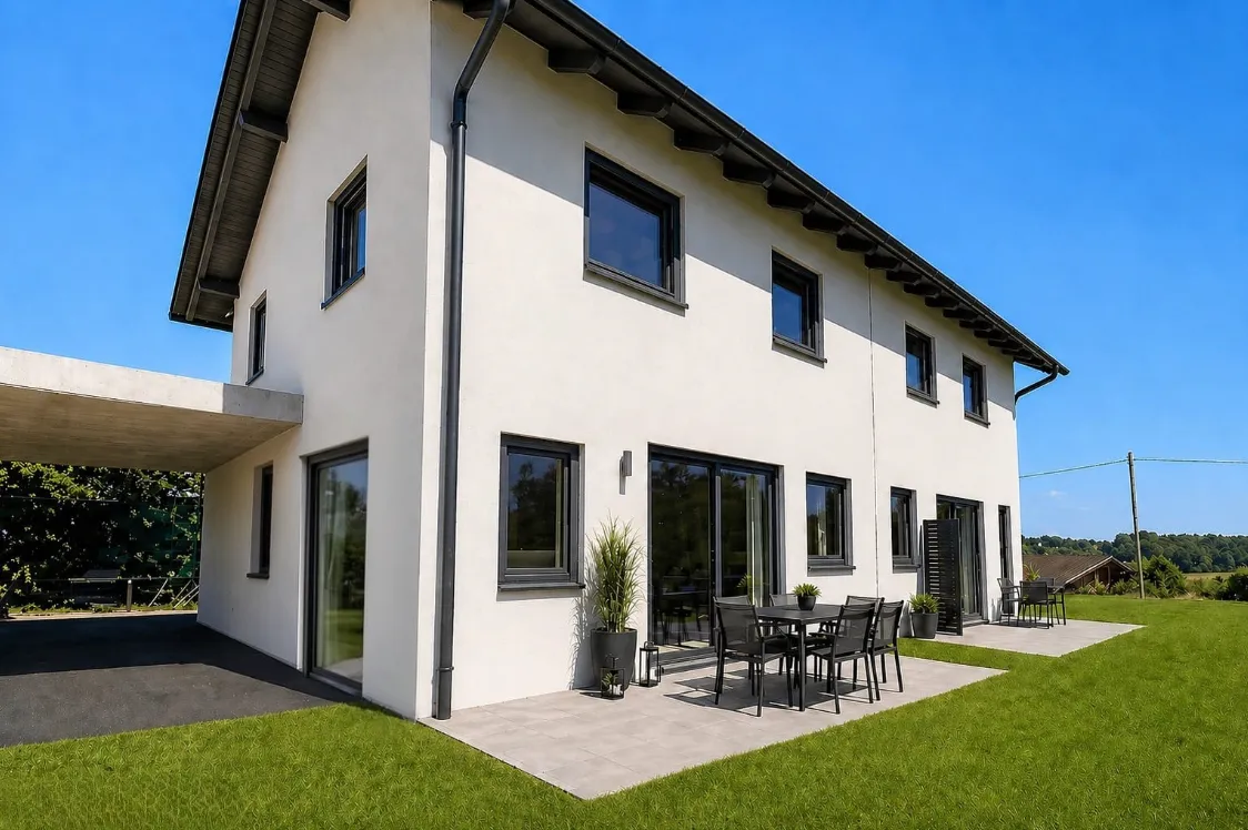 NEU in Fernitz! Doppelhaushälfte mit Garten, PV & Ruhelage - Ansicht 2
