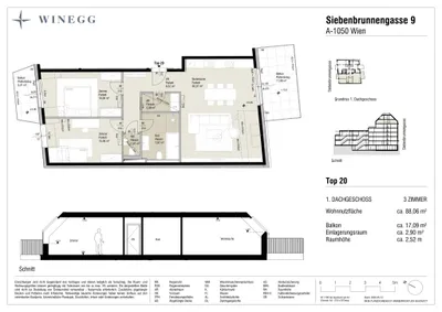 Immobilie kaufen in Wien – 88,04 m², € 883.200 – Bild 9 von 9
