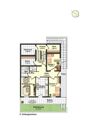 9-Zimmer-Gewerbeimmobilie kaufen in Schwaz – 275 m², € 975.000 – Bild 15 von 15