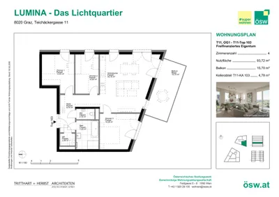 4-Zimmer-Wohnung kaufen in Graz – 93,72 m², € 430.000 – Bild 11 von 11