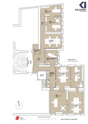 8-Zimmer-Gewerbeimmobilie mieten in Wien – 227 m², € 5.274 – Bild 23 von 23