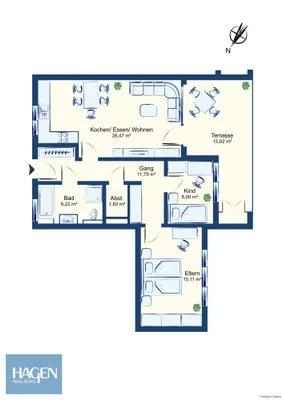 3-Zimmer-Wohnung kaufen in Dornbirn – 69,29 m², € 300.000 – Bild 14 von 15