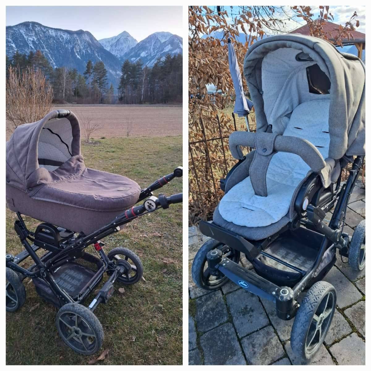 Hartan Kinderwagen Modell Topline S mit Babywanne und Buggyaufsatz,  50,-  (9133 Obernarrach) - willhaben