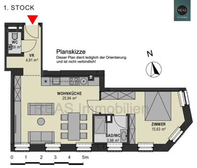 2-Zimmer-Wohnung kaufen in Wien – 52,05 m², € 310.000 – Bild 22 von 22