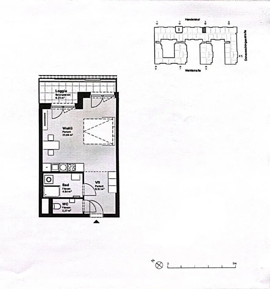 Wohnung – Wien, Brigittenau, Katastralgemeinde Brigittenau - Ansicht 2