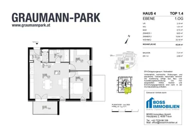 3-Zimmer-Wohnung kaufen in Linz Land – 65,88 m², € 372.200 – Bild 13 von 13