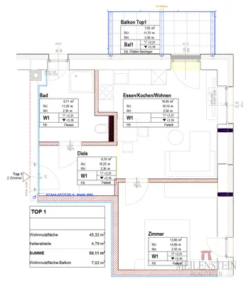 2-Zimmer-Wohnung kaufen in Kufstein – 46,4 m², € 271.603 – Bild 7 von 10