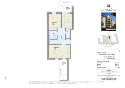 3-Zimmer-Wohnung kaufen in Wien – 58,02 m², € 445.000 – Bild 6 von 6