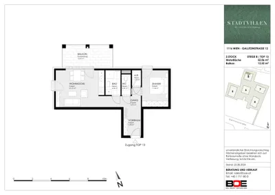 2-Zimmer-Wohnung kaufen in Wien – 52,41 m², € 417.800 – Bild 9 von 9