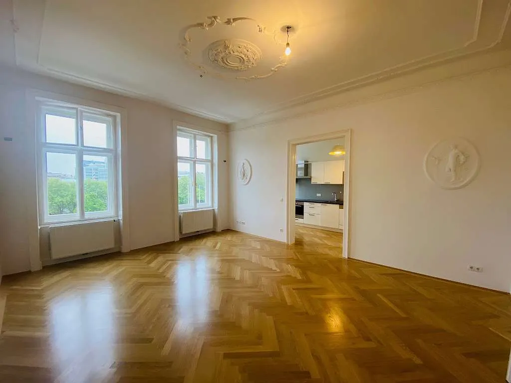 3-Zimmer-Wohung im Herzen Wiens mit Blick auf die Karlskirche - zu