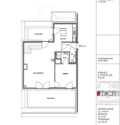 4-Zimmer-Wohnung mieten in Wien – 118,8 m², € 2.995 – Bild 17 von 17