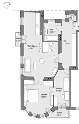 3-Zimmer-Wohnung kaufen in Wien – 83,4 m², € 485.000 – Bild 24 von 24
