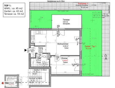 2-Zimmer-Wohnung kaufen in Wien – 45 m², € 299.000 – Bild 15 von 23