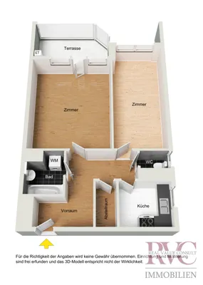 2-Zimmer-Wohnung kaufen in Wien – 60,61 m², € 499.000 – Bild 12 von 12