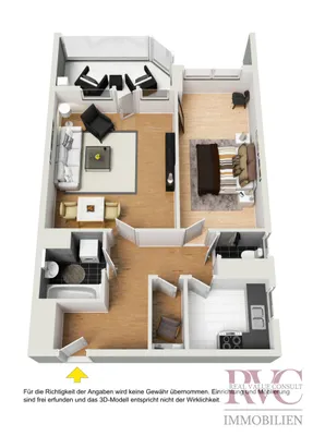 2-Zimmer-Wohnung kaufen in Wien – 60,61 m², € 499.000 – Bild 3 von 12