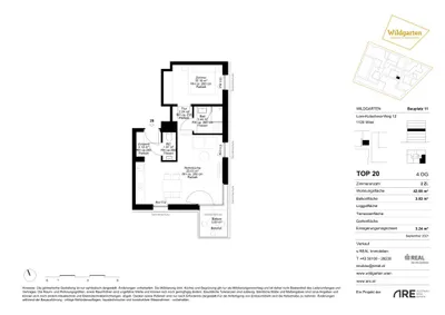 2-Zimmer-Wohnung mieten in Wien – 42,65 m², € 987 – Bild 7 von 8