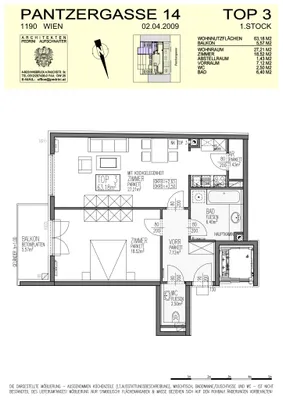 2-Zimmer-Wohnung mieten in Wien – 63,18 m², € 1.390 – Bild 10 von 10