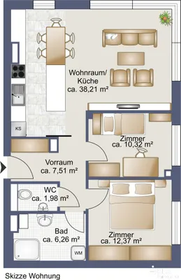 3-Zimmer-Wohnung kaufen in Klagenfurt – 77,26 m², € 498.000 – Bild 10 von 10