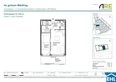 Immobilie kaufen in Mödling – 49,28 m², € 289.250 – Bild 9 von 9