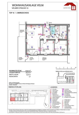 3-Zimmer-Wohnung mieten in Bruck an der Leitha – 74,63 m², € 1.206 – Bild 3 von 4