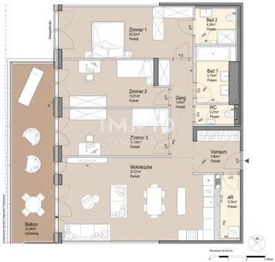 4-Zimmer-Wohnung kaufen in Wien – 115,59 m², € 1.644.000 – Bild 17 von 17