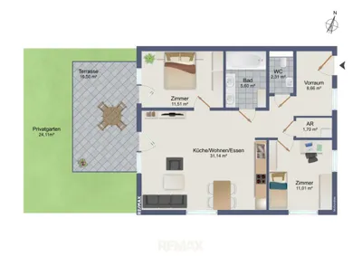 3-Zimmer-Wohnung kaufen in Graz-Umgebung – 71,93 m², € 299.000 – Bild 7 von 7