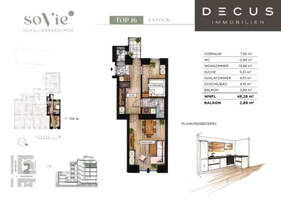 2-Zimmer-Wohnung kaufen in Wien – 47,51 m², € 352.900 – Bild 14 von 14