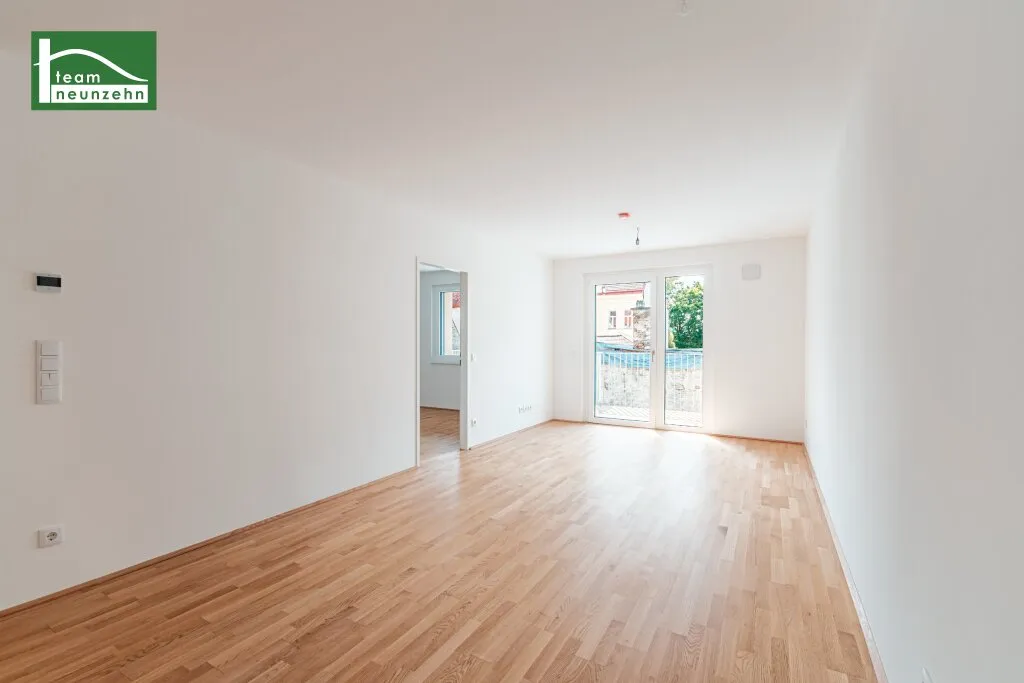 Südseitiger Erstbezugs-Traum zum Nettopreis in Hofruhelage mit großer Loggia! Küche und Top Ausstattung inklusive! – pohled 2
