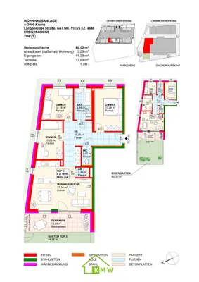 4-Zimmer-Wohnung kaufen in Krems an der Donau – 86,52 m², € 480.000 – Bild 14 von 15