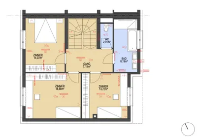 5-Zimmer-Haus mieten in Korneuburg – 136,85 m², € 2.550 – Bild 37 von 39