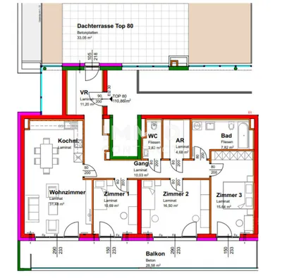 4-Zimmer-Wohnung kaufen in Krems an der Donau – 111 m², € 513.250 – Bild 2 von 17