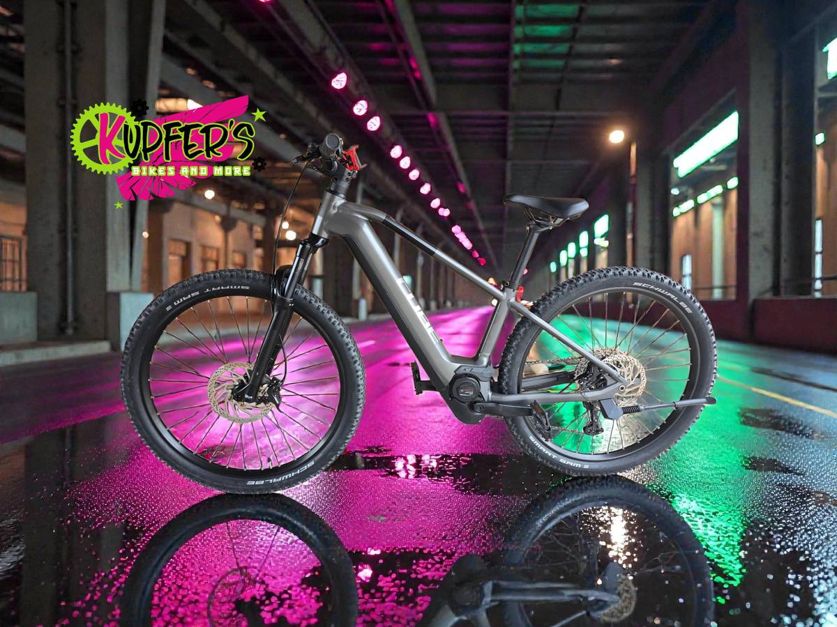 UVP: 3799 ) 29 Zoll Cube Reaction Hybrid Race - Gre M - Grau Silber 750 E -Bike Hardtail Bosch Smart System Performance CX Mountainbike ebike e-bike  Shimano Deore XT MTB Damen Jugend