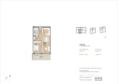 2-Zimmer-Wohnung kaufen in Villach Land – 52,69 m², € 325.500 – Bild 3 von 4