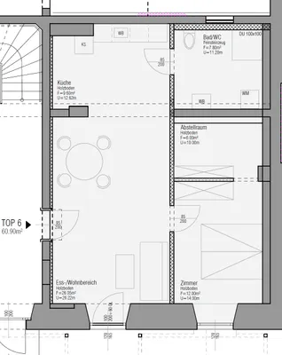 3-Zimmer-Wohnung mieten in Südoststeiermark – 80 m², € 1.025 – Bild 14 von 14