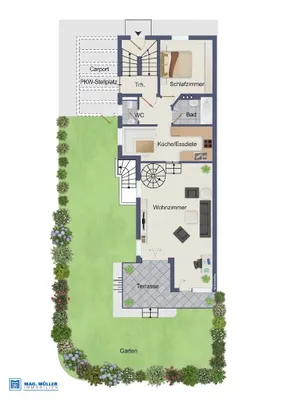 2-Zimmer-Wohnung mieten in Salzburg Stadt – 80 m², € 1.878 – Bild 4 von 5