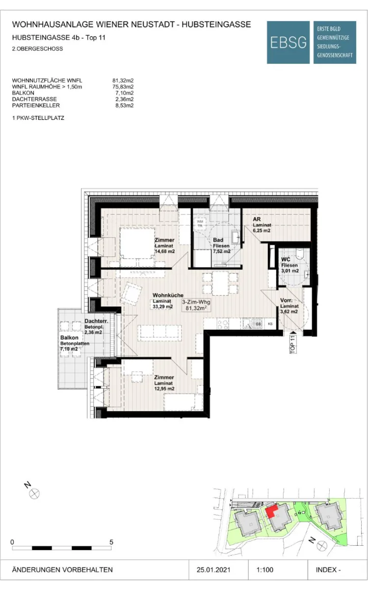 Wohnung – Wiener Neustadt - Ansicht 2
