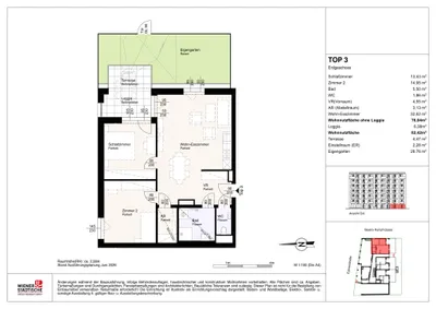 3-Zimmer-Wohnung mieten in Sankt Pölten – 76,04 m², € 973 – Bild 6 von 7