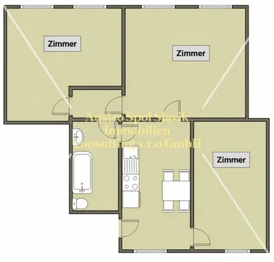 1160 Wien | Studenten 3er-WG | 3 getrennte Zimmer | Nähe U3 Ottakring | ab 01.10.2026 – Bild 2