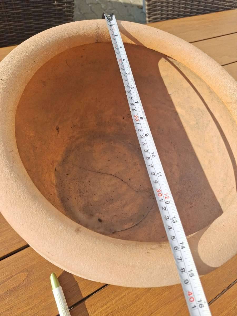 Pflanztopf Pflanzgef bauchig bertopf mediterran 40 cm terracotta  Terrakotta Kunststoff,  10,- (4470 Enns) - willhaben