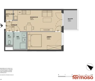 2-Zimmer-Wohnung mieten in Wien – 42,58 m², € 899 – Bild 22 von 22